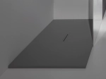 Receveur de douche, sur mesure : Largeur 120 à 200 cm x l. 70 à 100 cm. Bac à douche en résine Akrytan® anti glissant, finition ardoise, 10 couleurs, Livraison offerte et rapide
